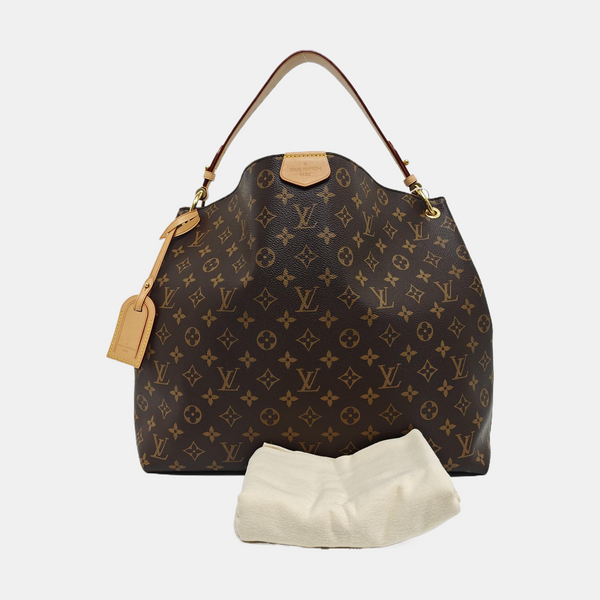 GRACEFUL TPM Monogram Coated Canvas Brown