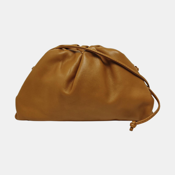 The Pouch Mini Piel de Becerro Marrón