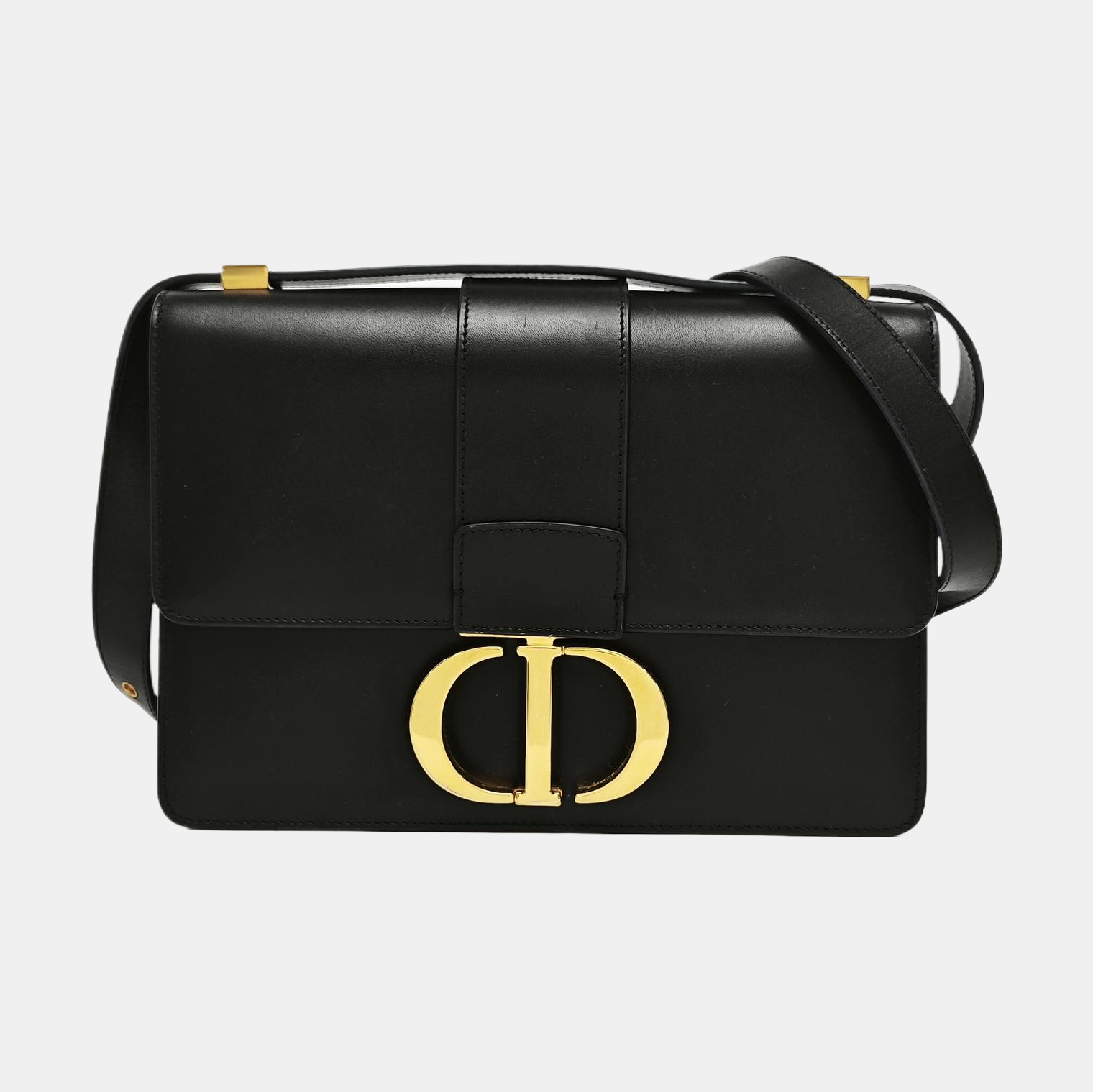 30 Montaigne Calfskin Black