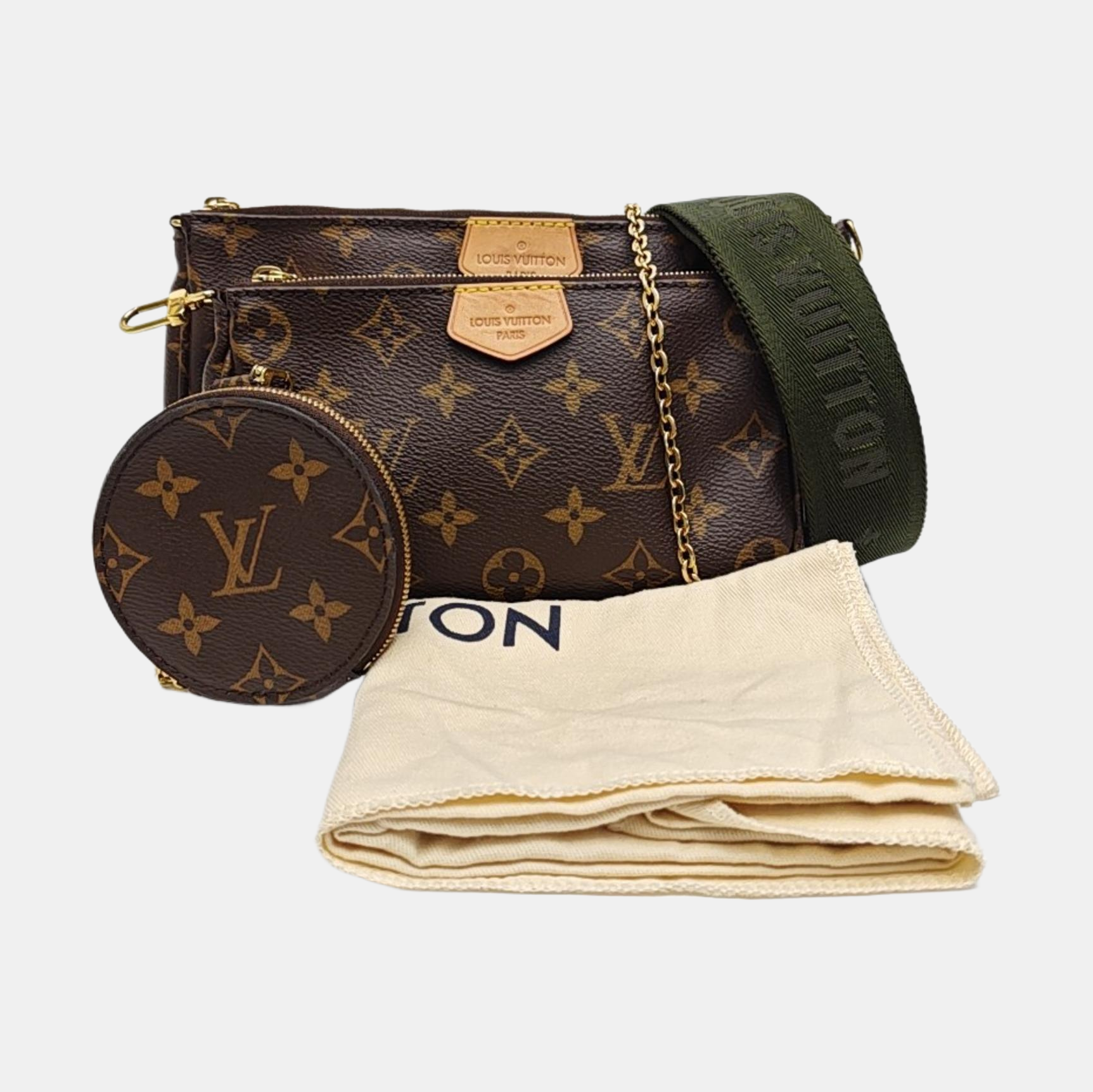 MULTI Monogram Coated Canvas Brown