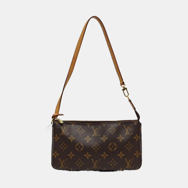 ACCESSOIRES GM Monogram Coated Canvas Brown