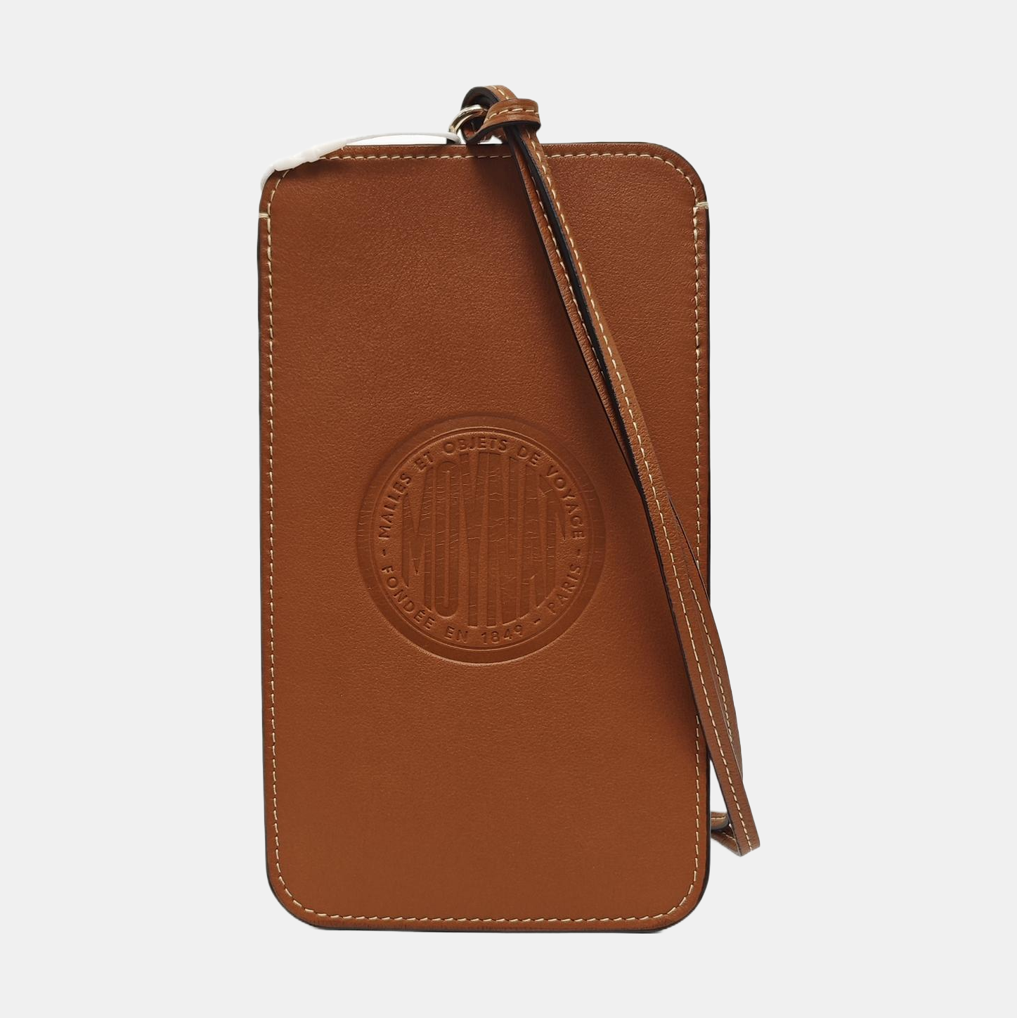Calfskin Shoulder Bag Brown