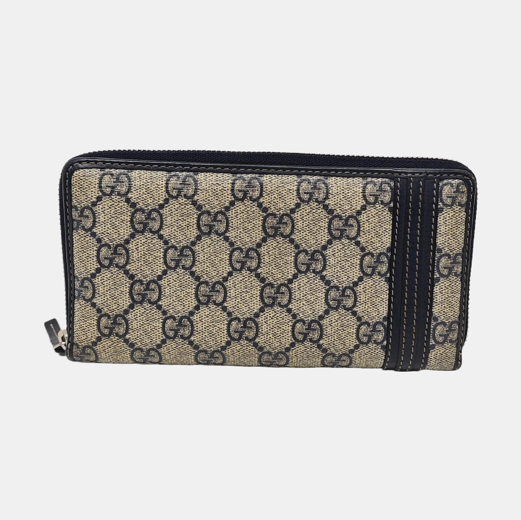 Monogram Coated Canvas Wallet Beige