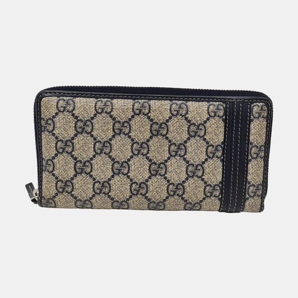 Monogram Coated Canvas Wallet Beige