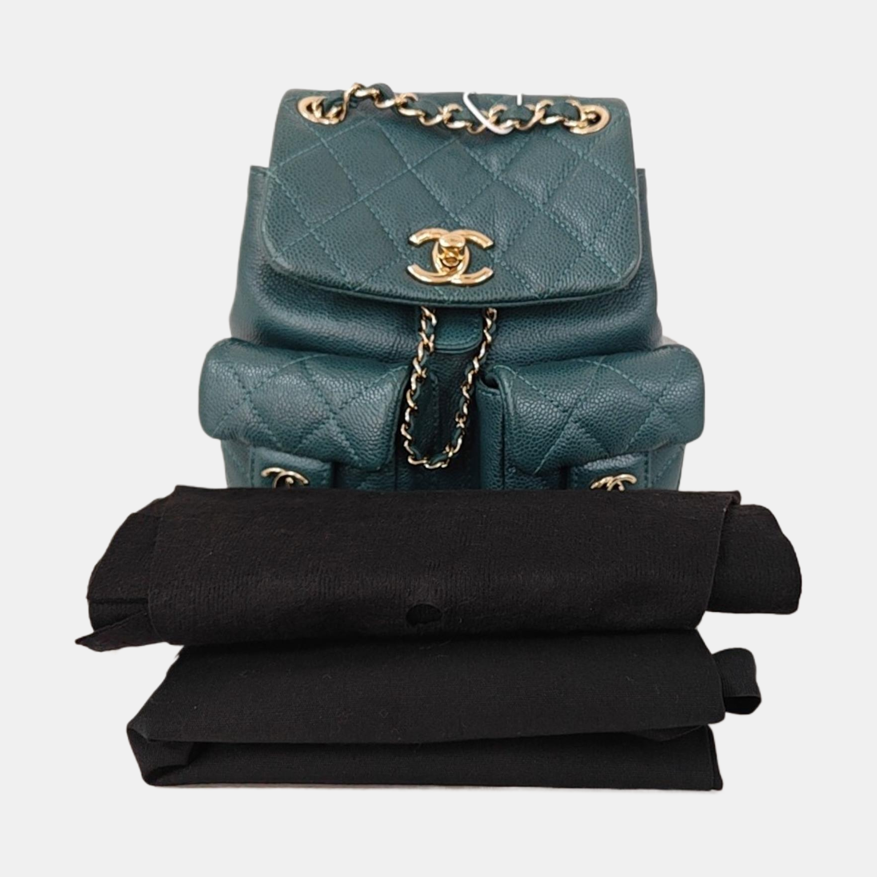 DUMA Quilted Calfskin Green