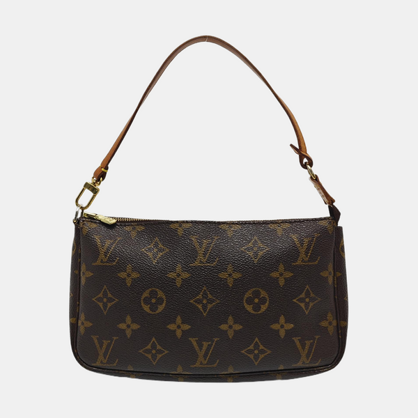 ACCESSOIRES Monogram Coated Canvas Brown