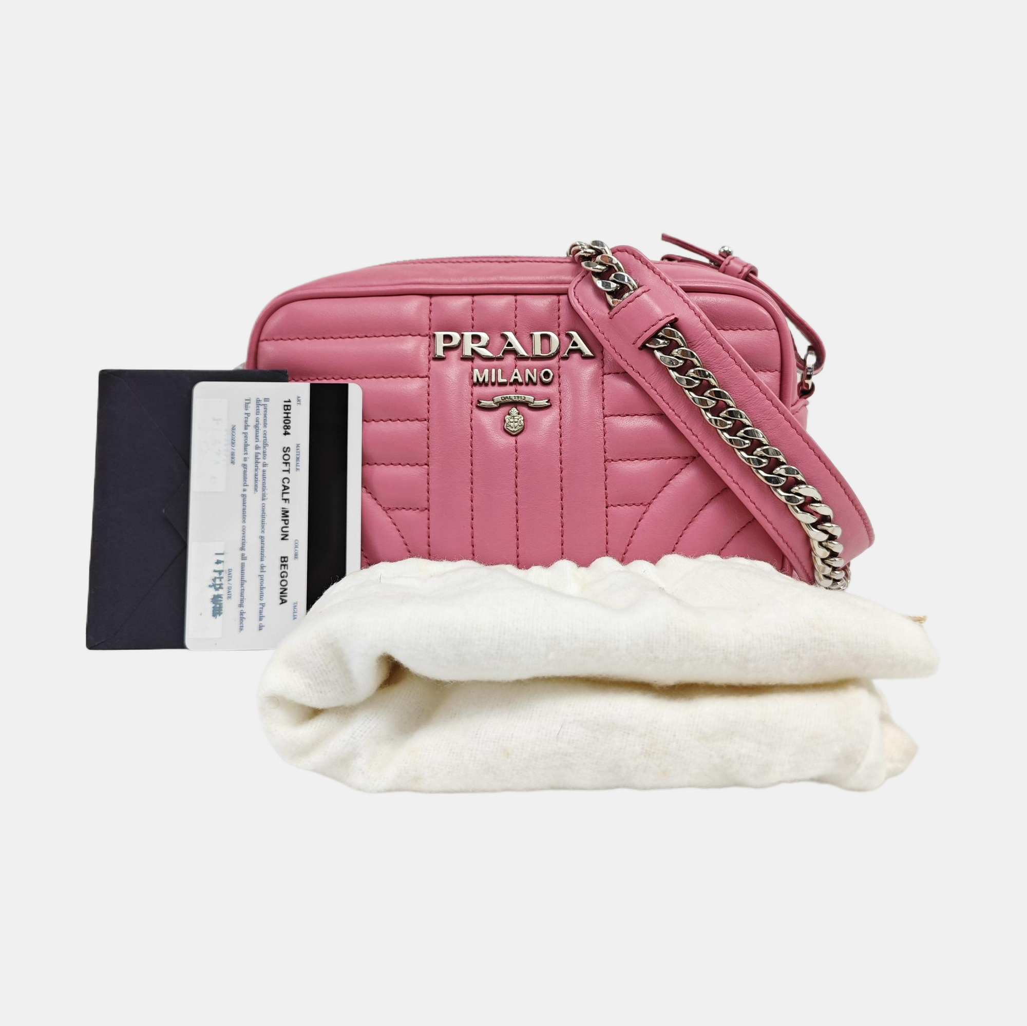 Diagramme Quilted Calfskin Pink