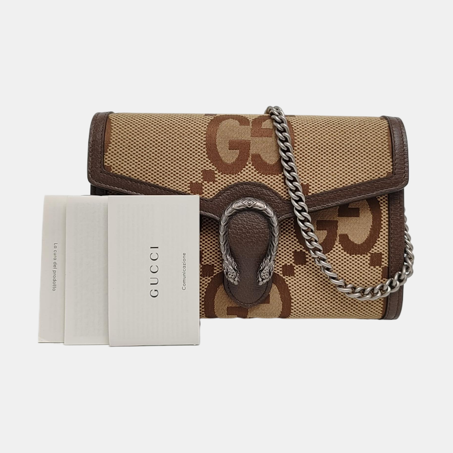 Dionysus Mini Monogram Canvas Beige
