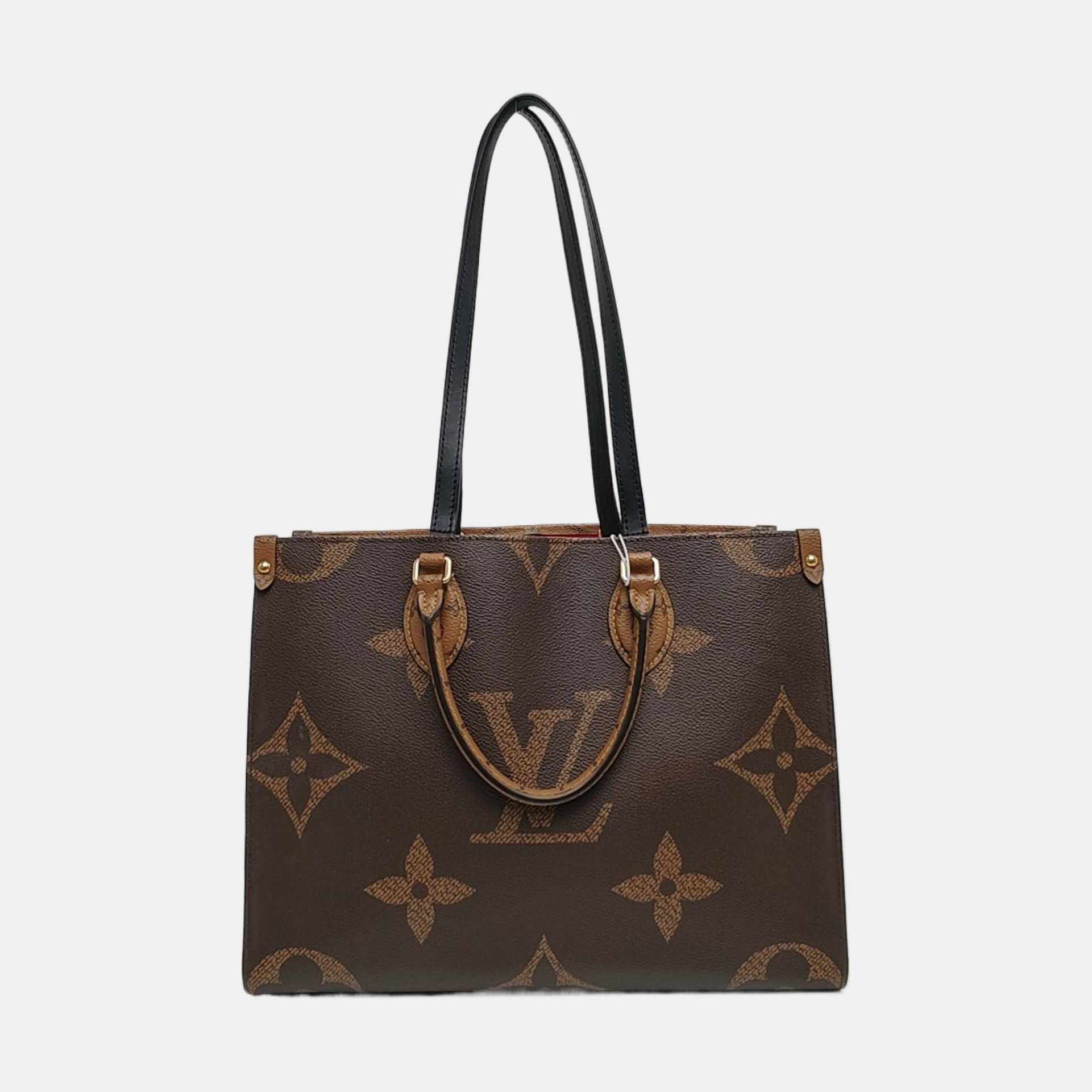 ONTHEGO MM Monogram Coated Canvas Brown