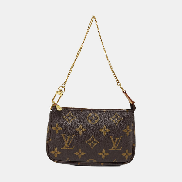 ACCESSOIRES Mini Monogram Coated Canvas Brown