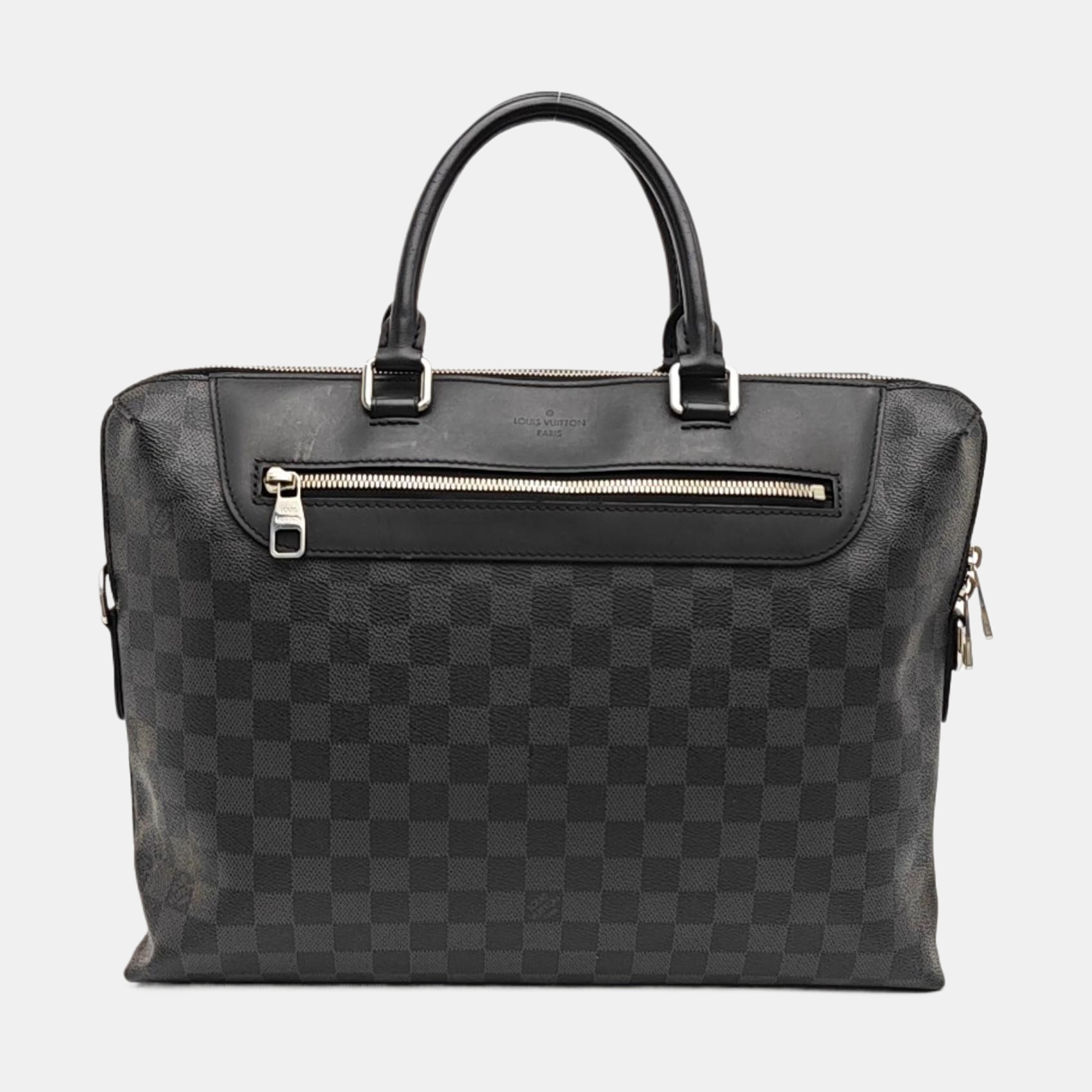 PORTE-DOCUMENTS Damier Graphite Coated Canvas Black