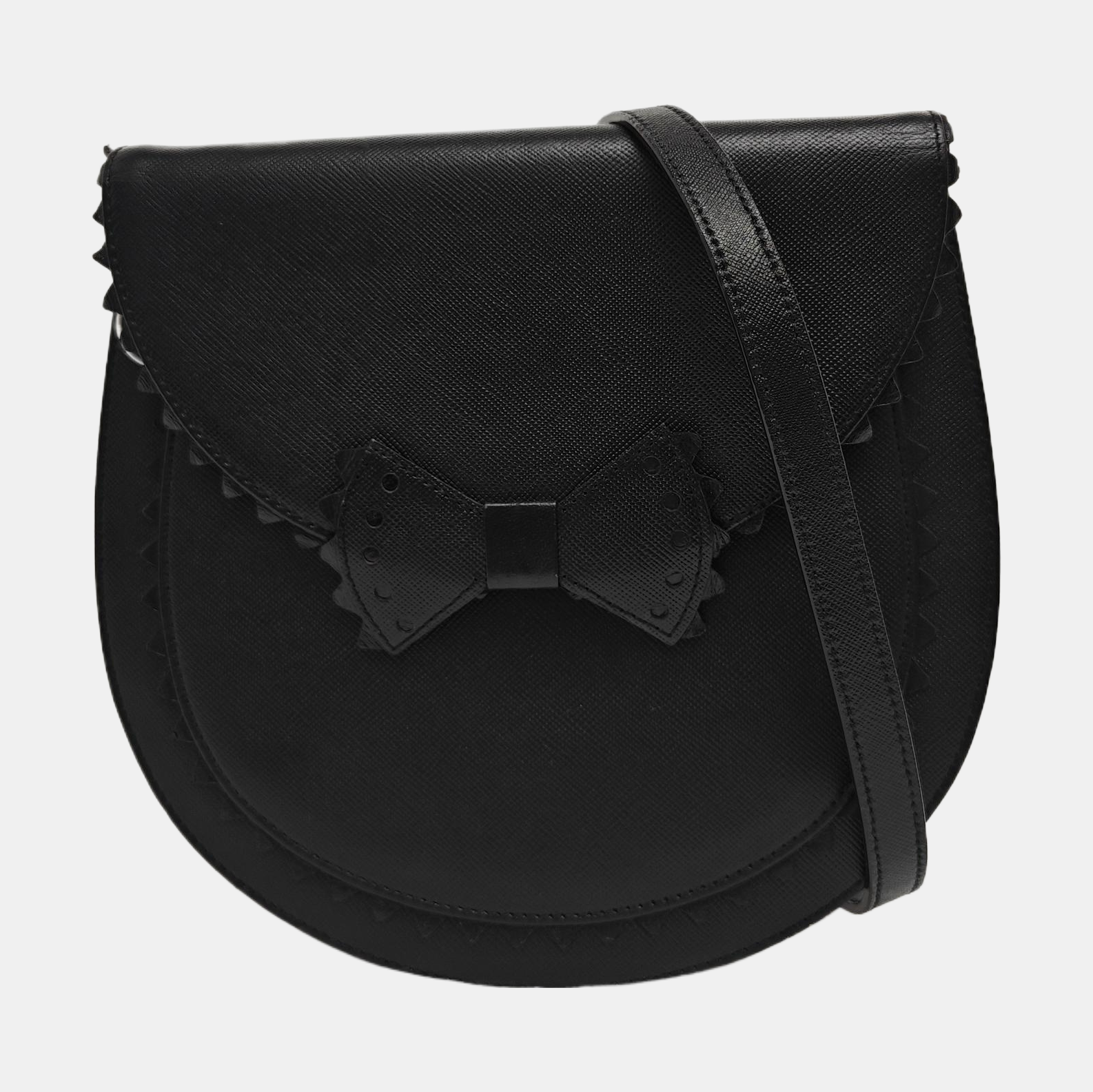 Calfskin Crossbody Bag Black