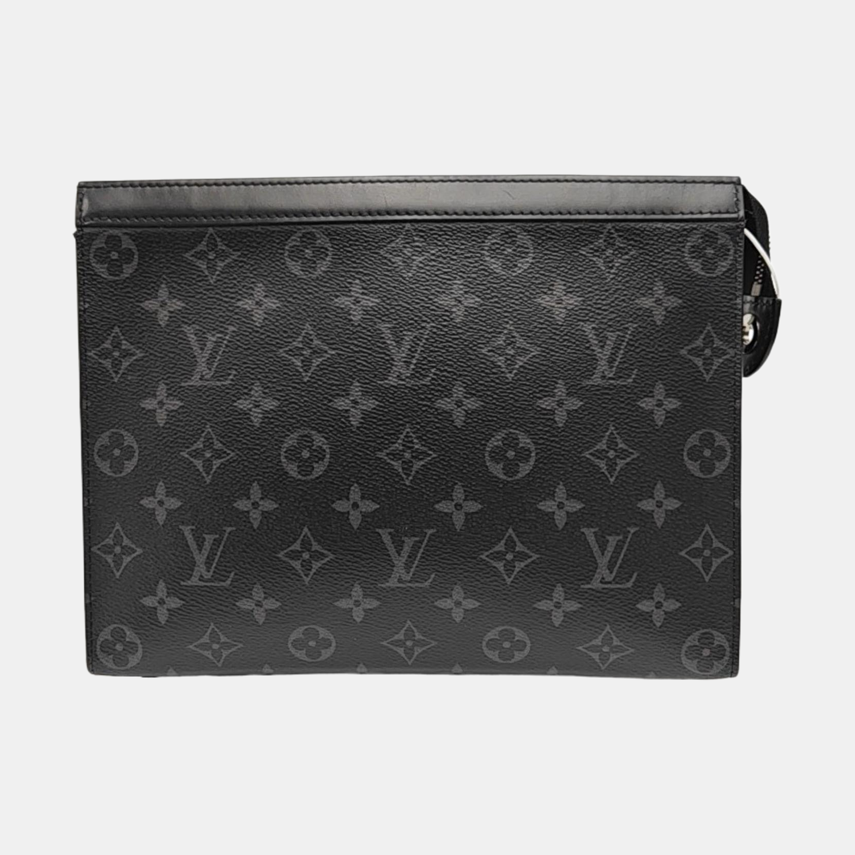 Pochette Voyag MM Monogram Coated Canvas Black