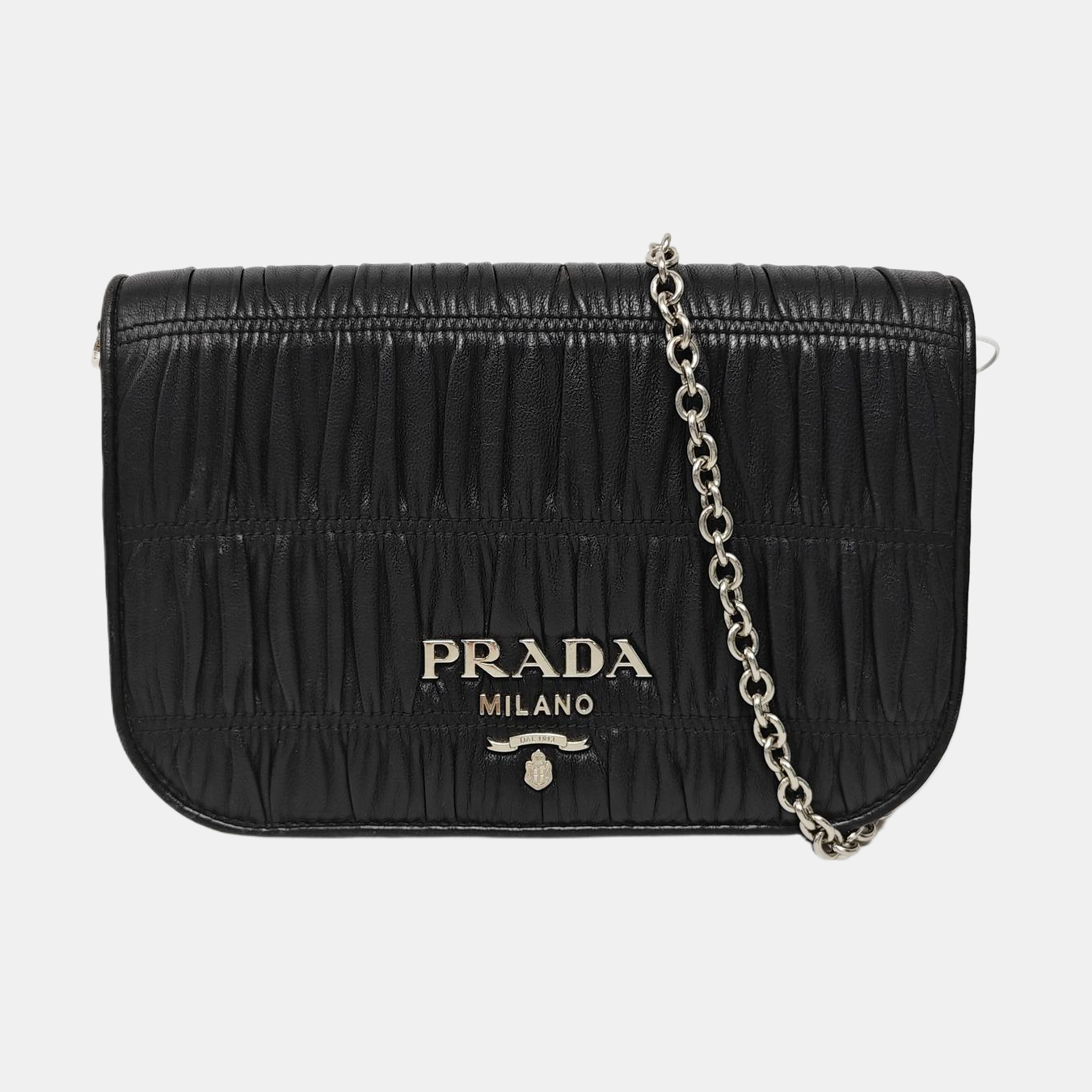 Calfskin Shoulder Bag Black