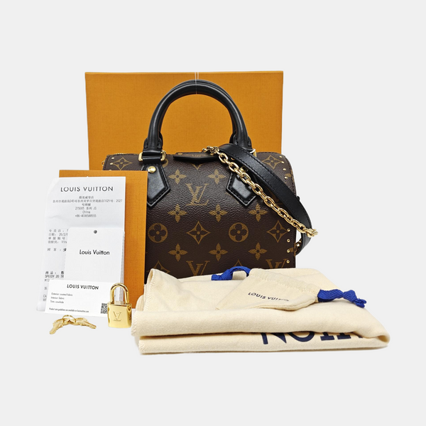 SPEEDY TRUNK 20 Monogram Coated Canvas Brown