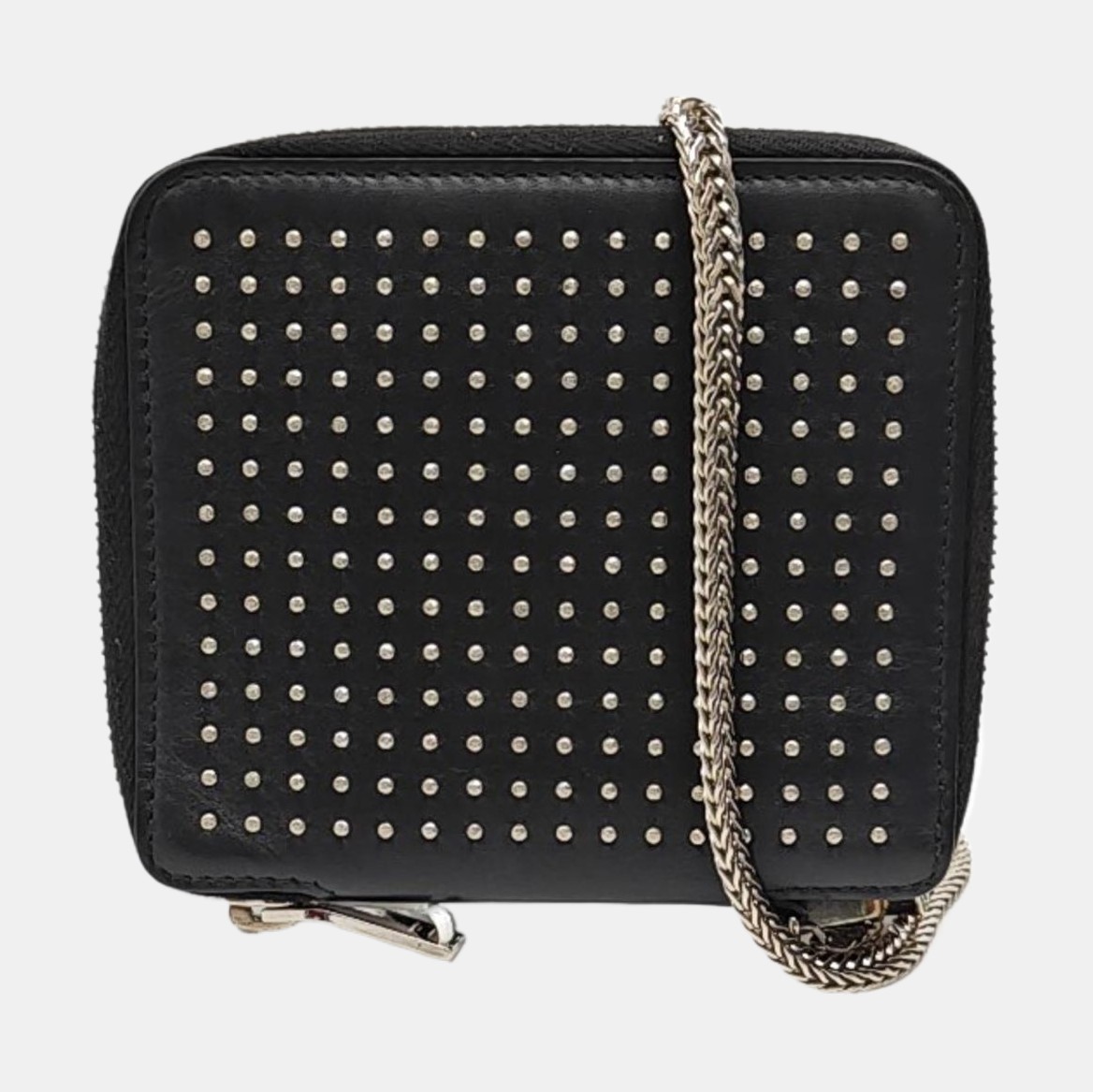 Calfskin Top Handle Bag Black