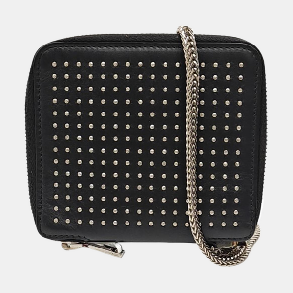 Calfskin Top Handle Bag Black