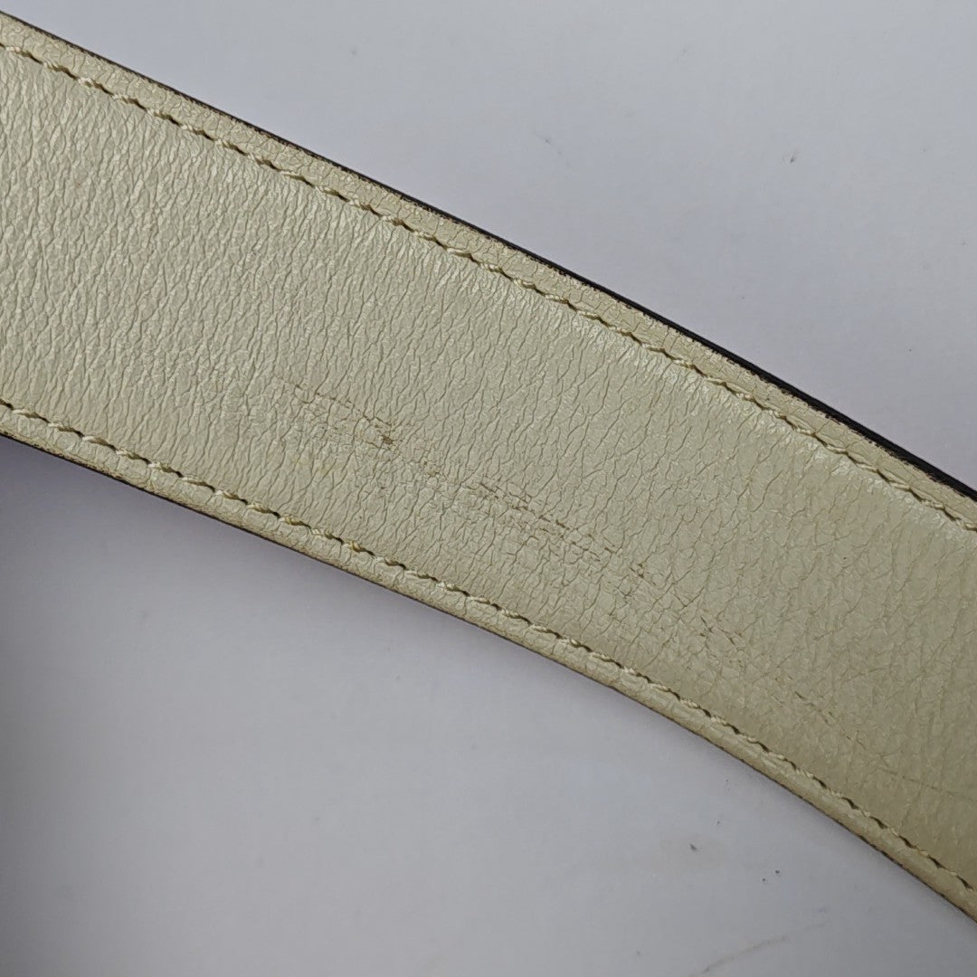 Leather Belt Orange