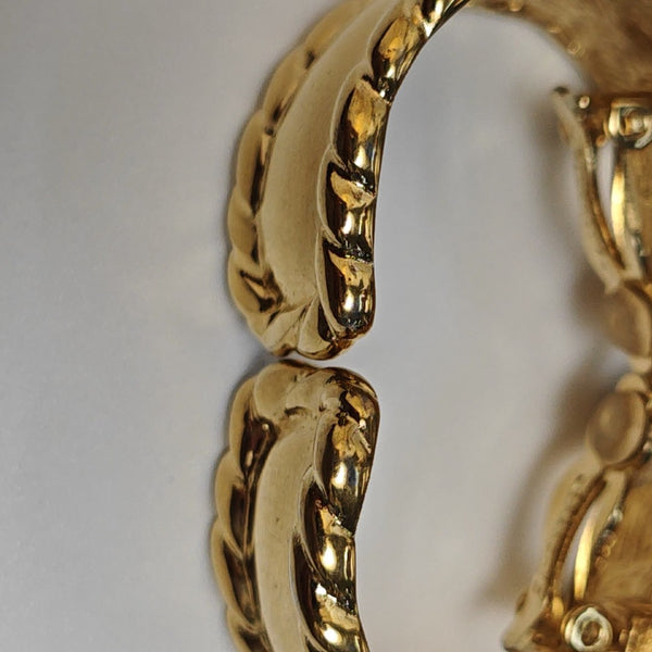 Metal Gold Clip On Earrings