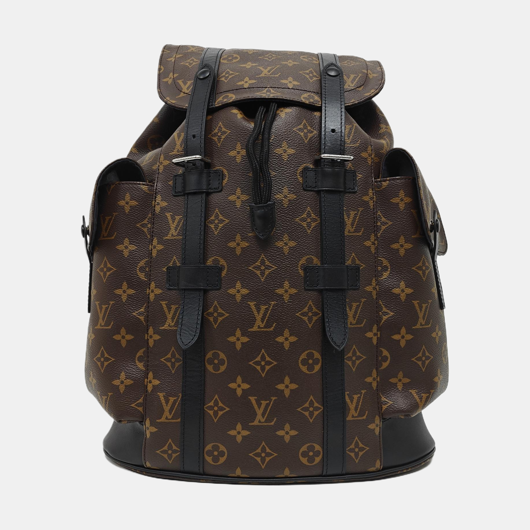 CHRISTOPHER PM Monogram Coated Canvas Brown