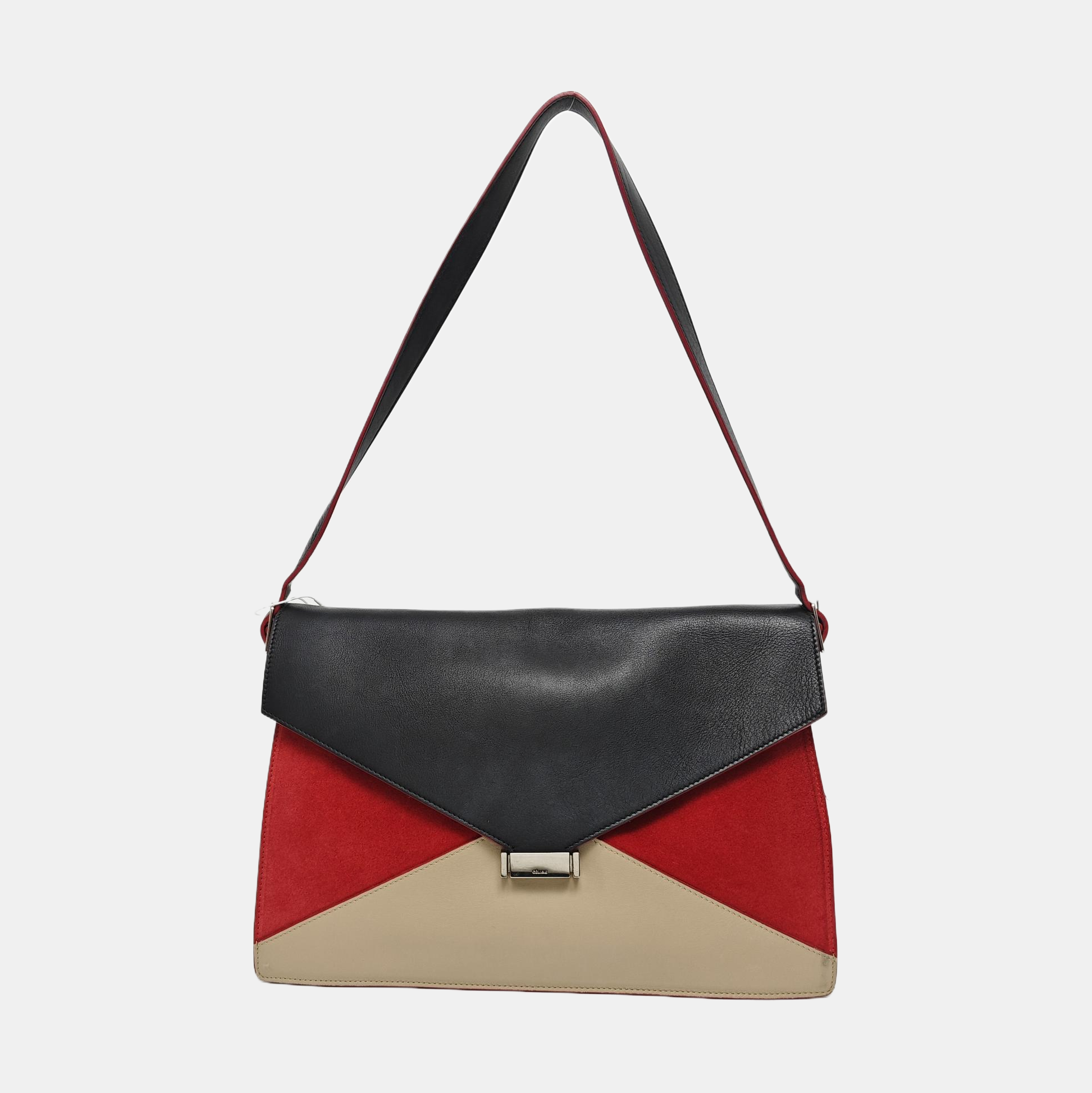 Calfskin Shoulder Bag Multicolor