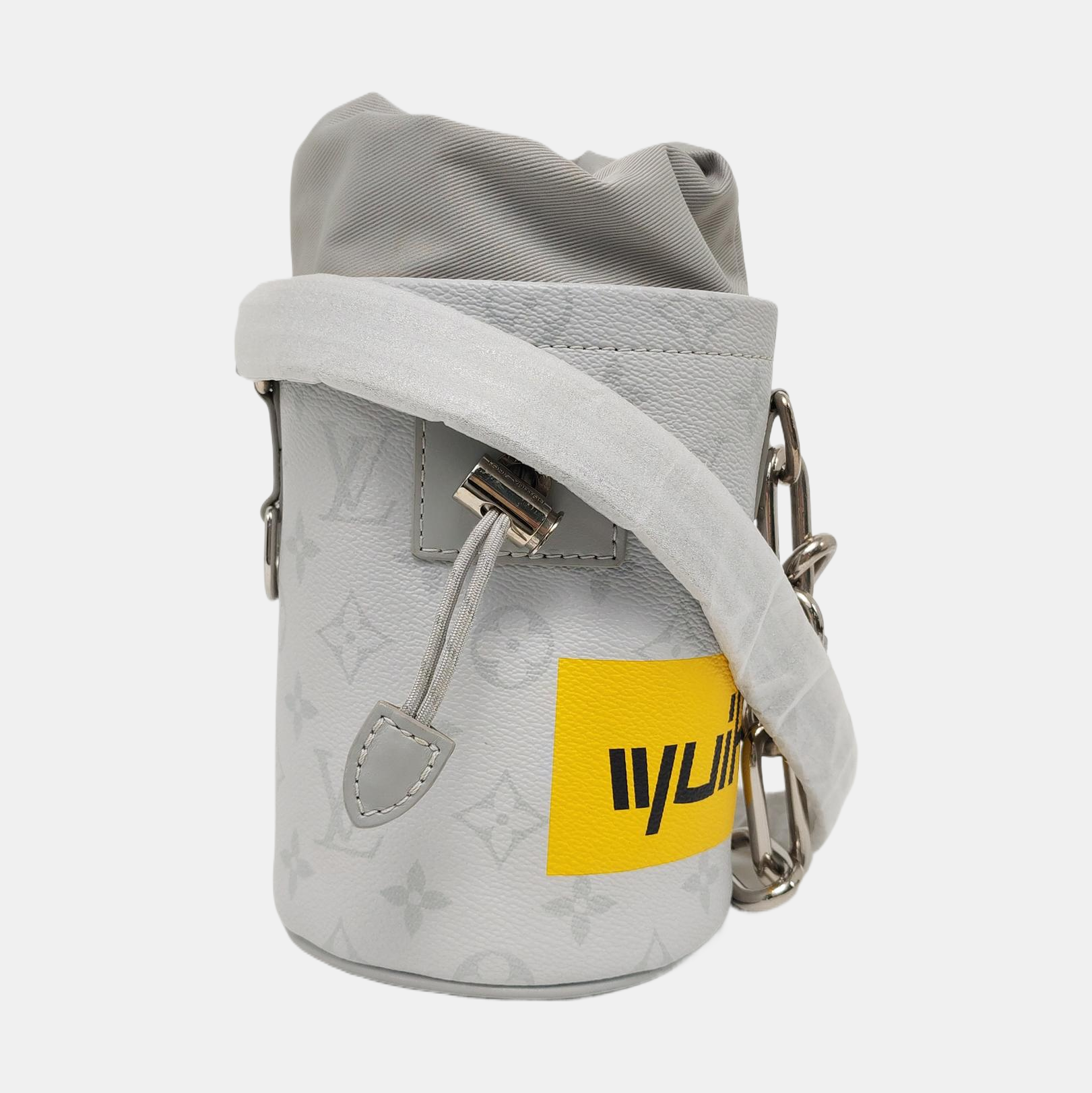 CHALK Monogram Coated Canvas Gray
