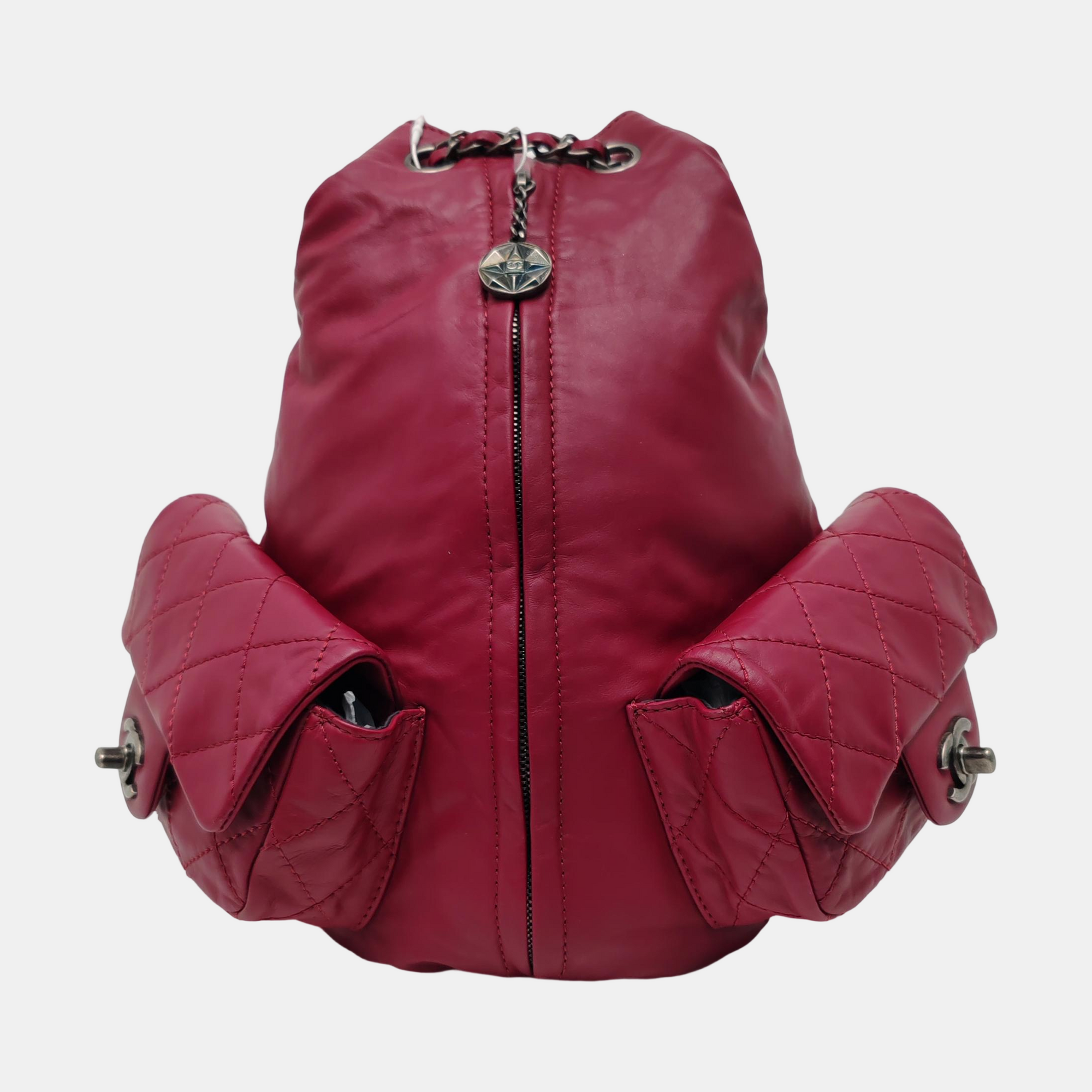 Quilted Calfskin Red
