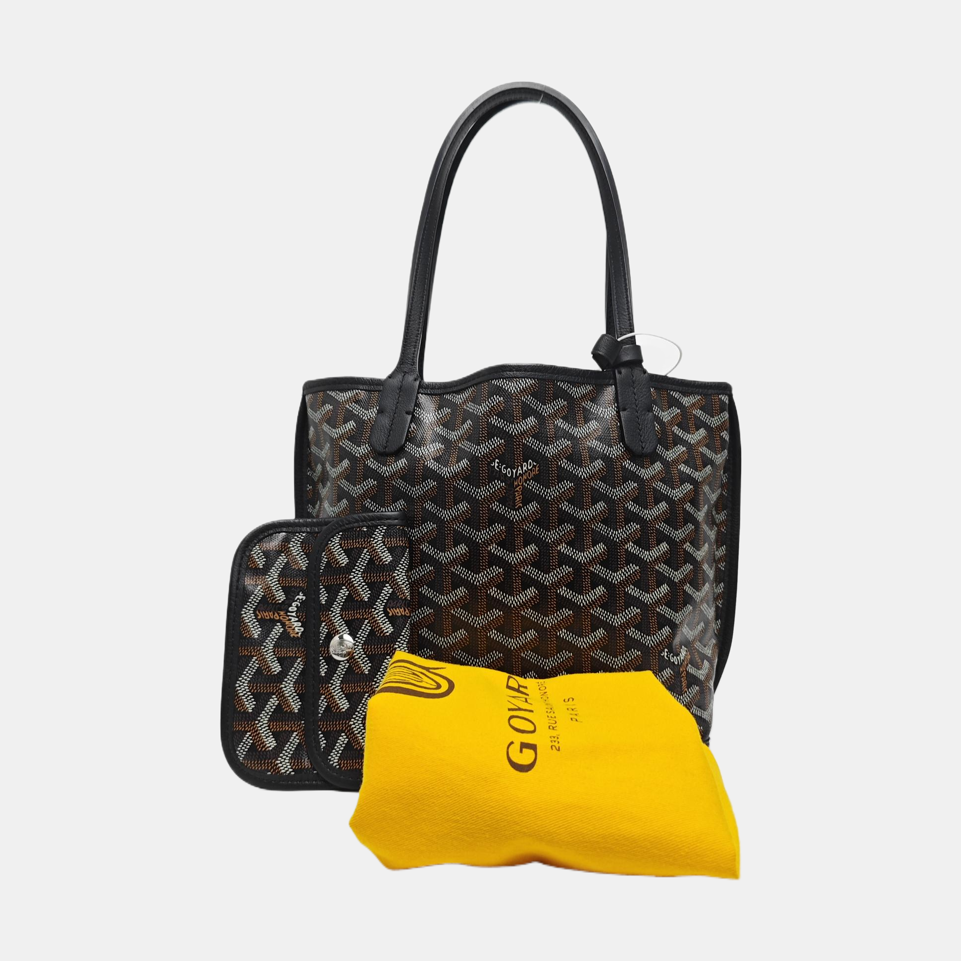 Anjou Mini Coated Canvas Black