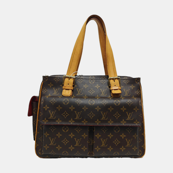 MULTIPLE Monogram Coated Canvas Brown