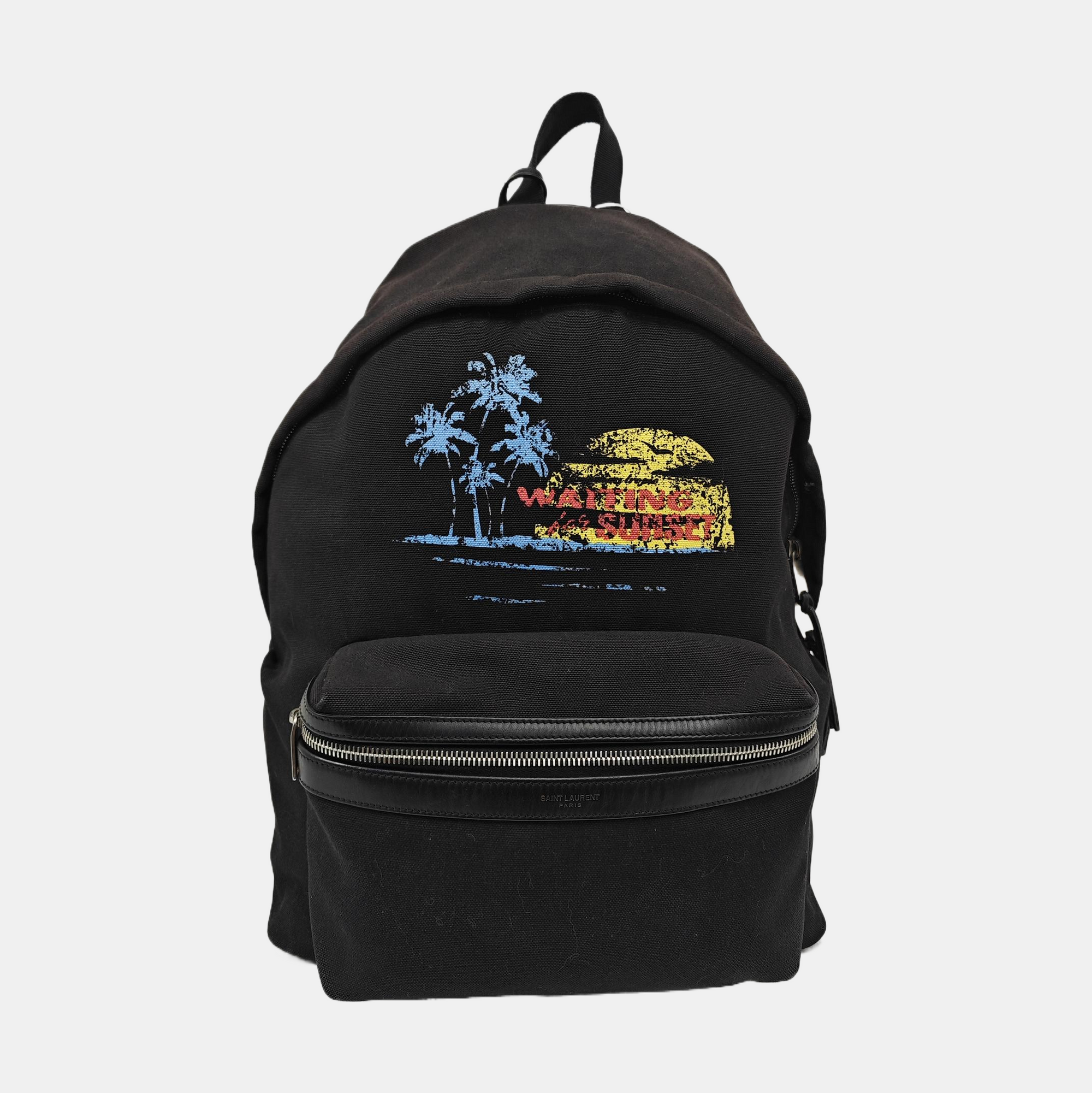 Canvas Backpack Black