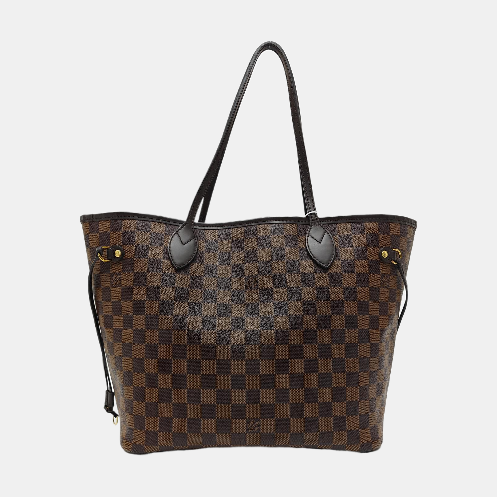 NEVERFULL MM Damier Ebene Coated Canvas Brown