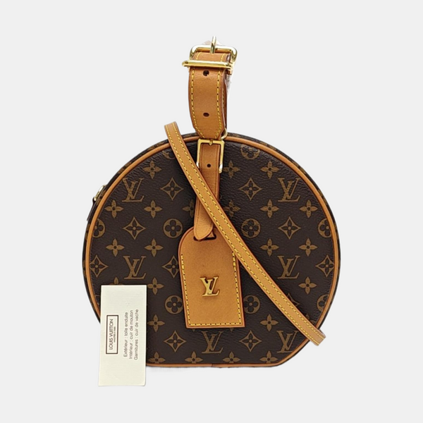 BOITE CHAPEAU PM Monogram Coated Canvas Brown
