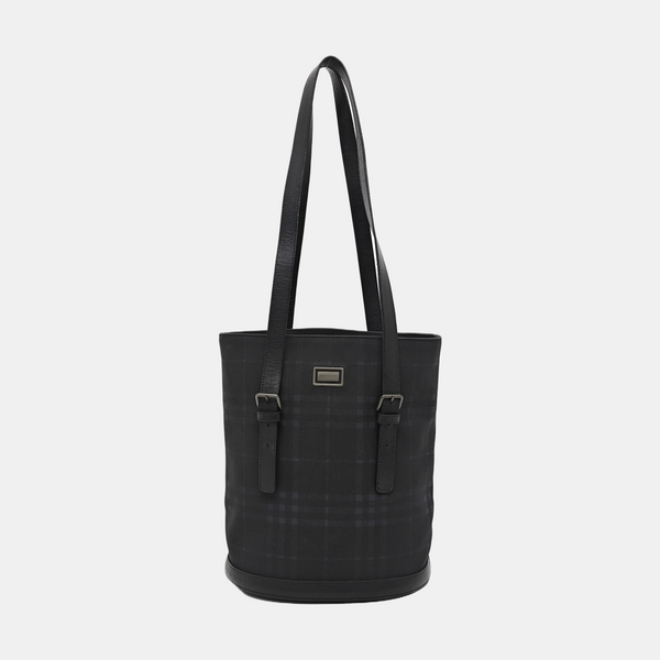 Fabric Bucket Bag Medium Blue