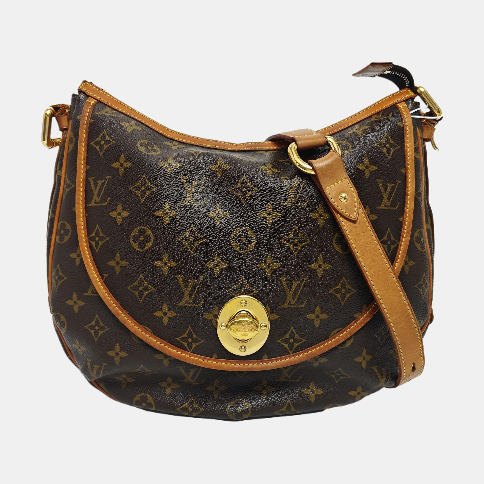 TULUM GM Monogram Coated Canvas Brown