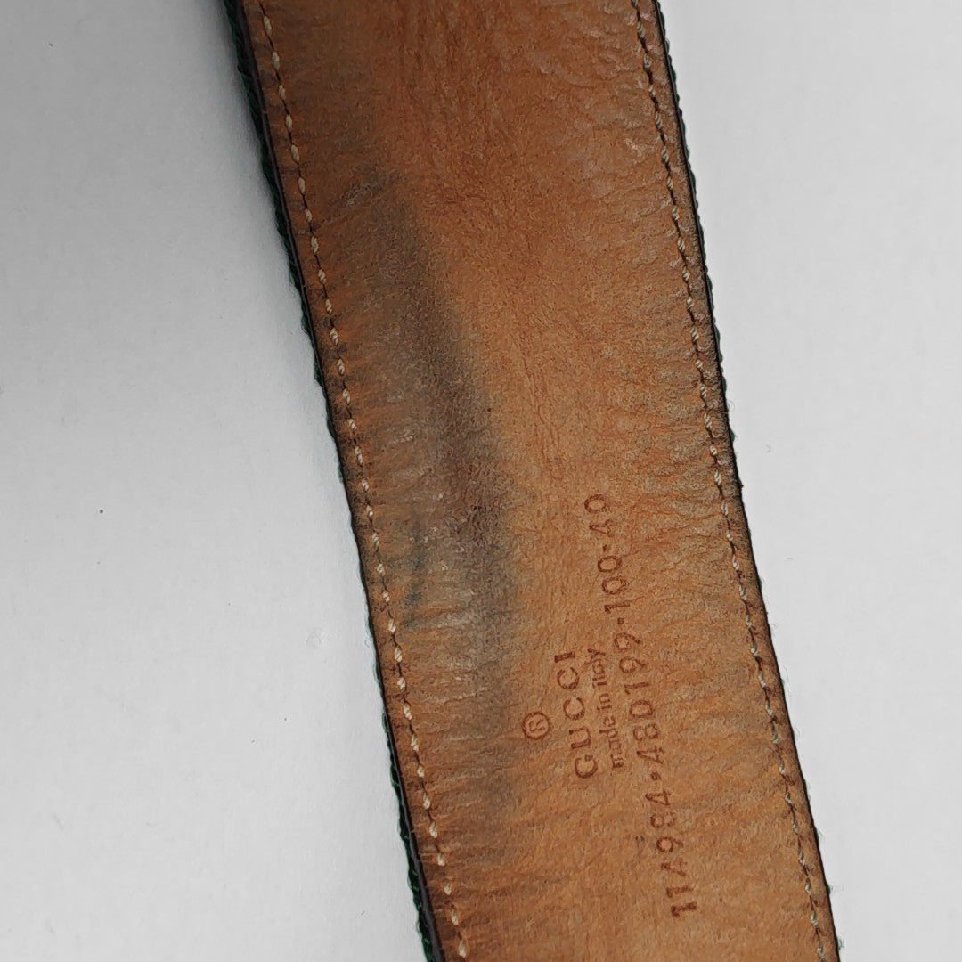 Fabric Belt Green