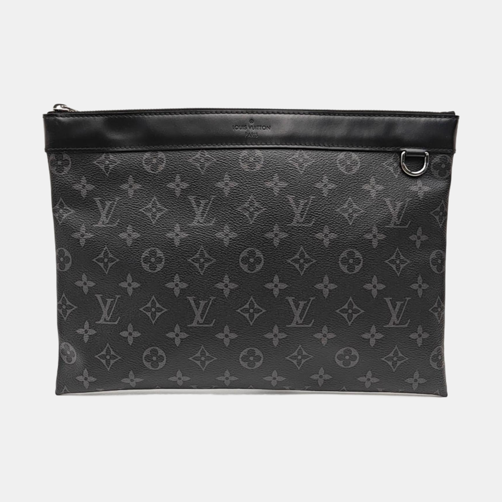DISCOVERY Monogram Coated Canvas Gray