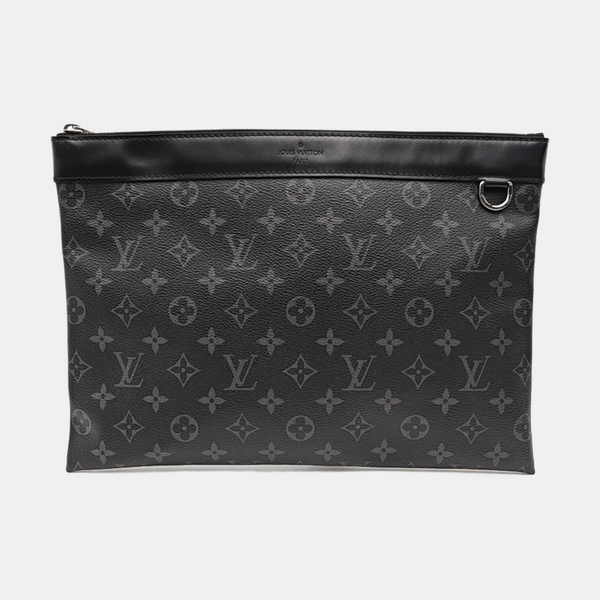 DISCOVERY Monogram Coated Canvas Gray