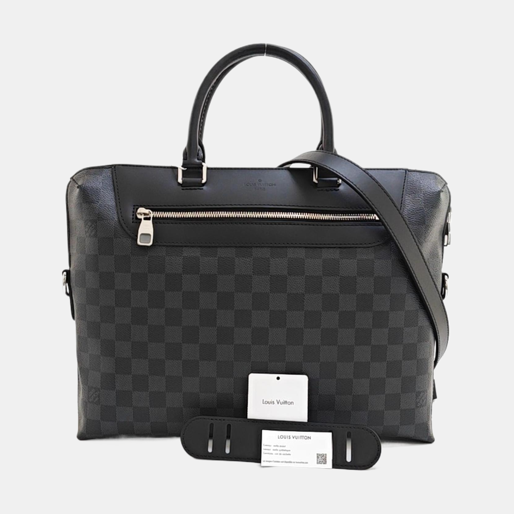 PORTE-DOCUMENTS Damier Graphite Coated Canvas Gray