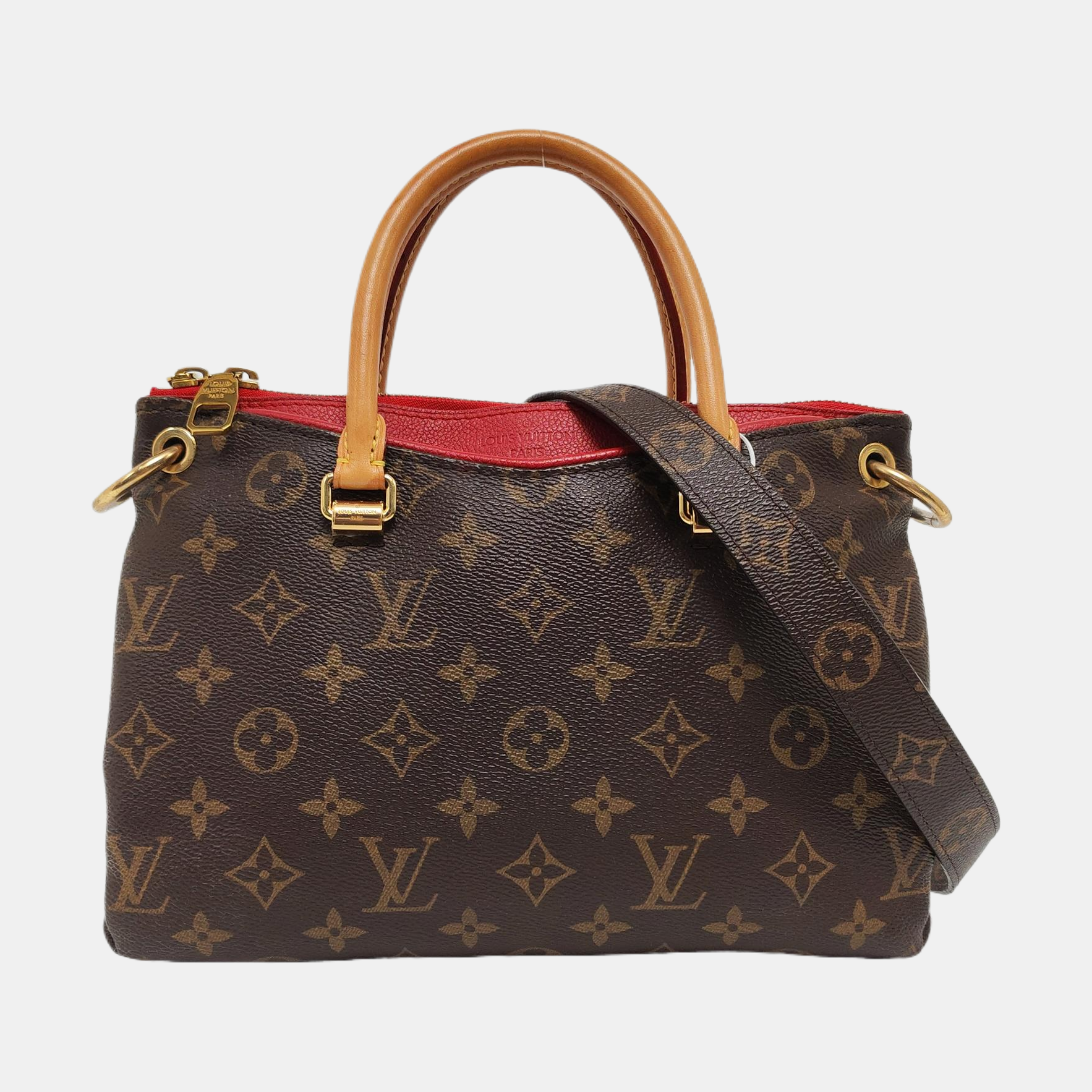 PALLAS BB Monogram Coated Canvas Brown