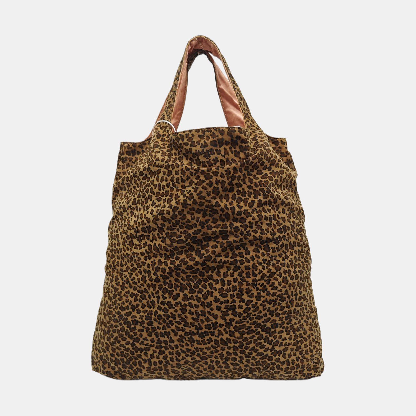 Nylon Tote Bag Brown