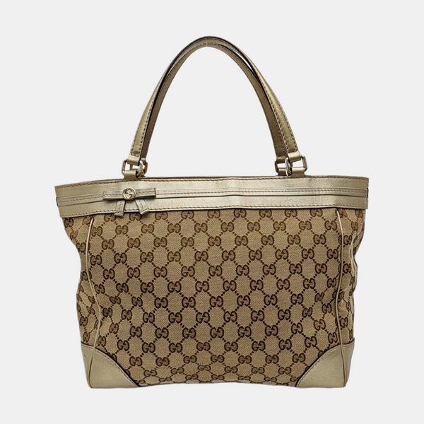 Mayfair Monogram Canvas Beige