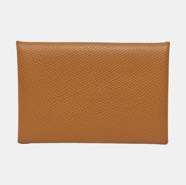 Calvi Epsom Brown Card Holder