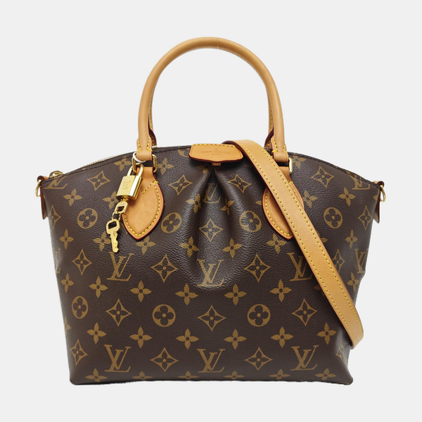 BOETIE PM Monogram Coated Canvas Brown