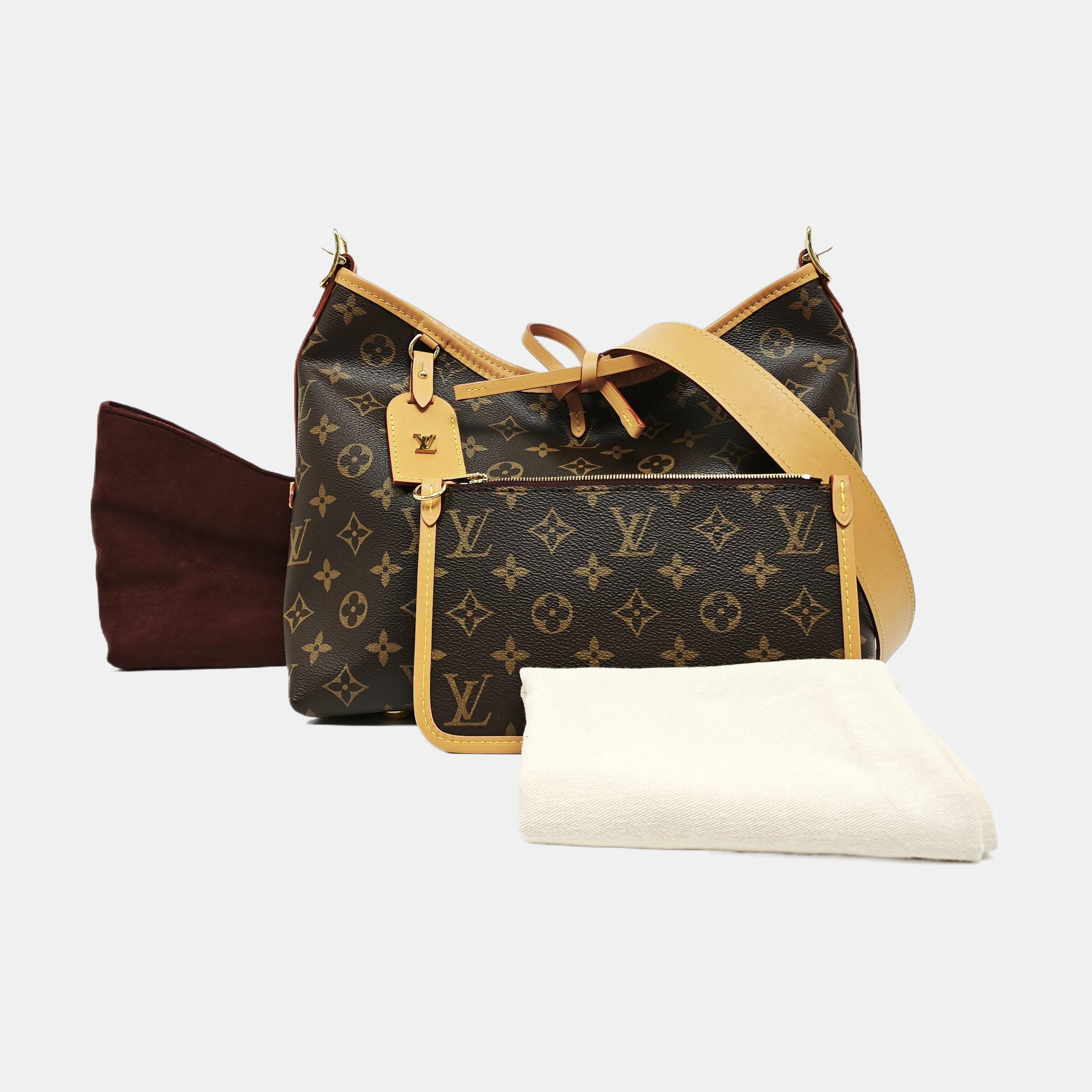 CARRYALL PM Monogram Coated Canvas Brown