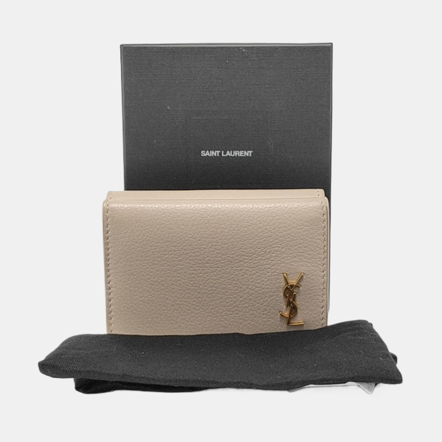 MONOGRAM Calfskin White Wallet