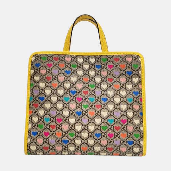 Children’s GG Bucket Monogram Coated Canvas Beige