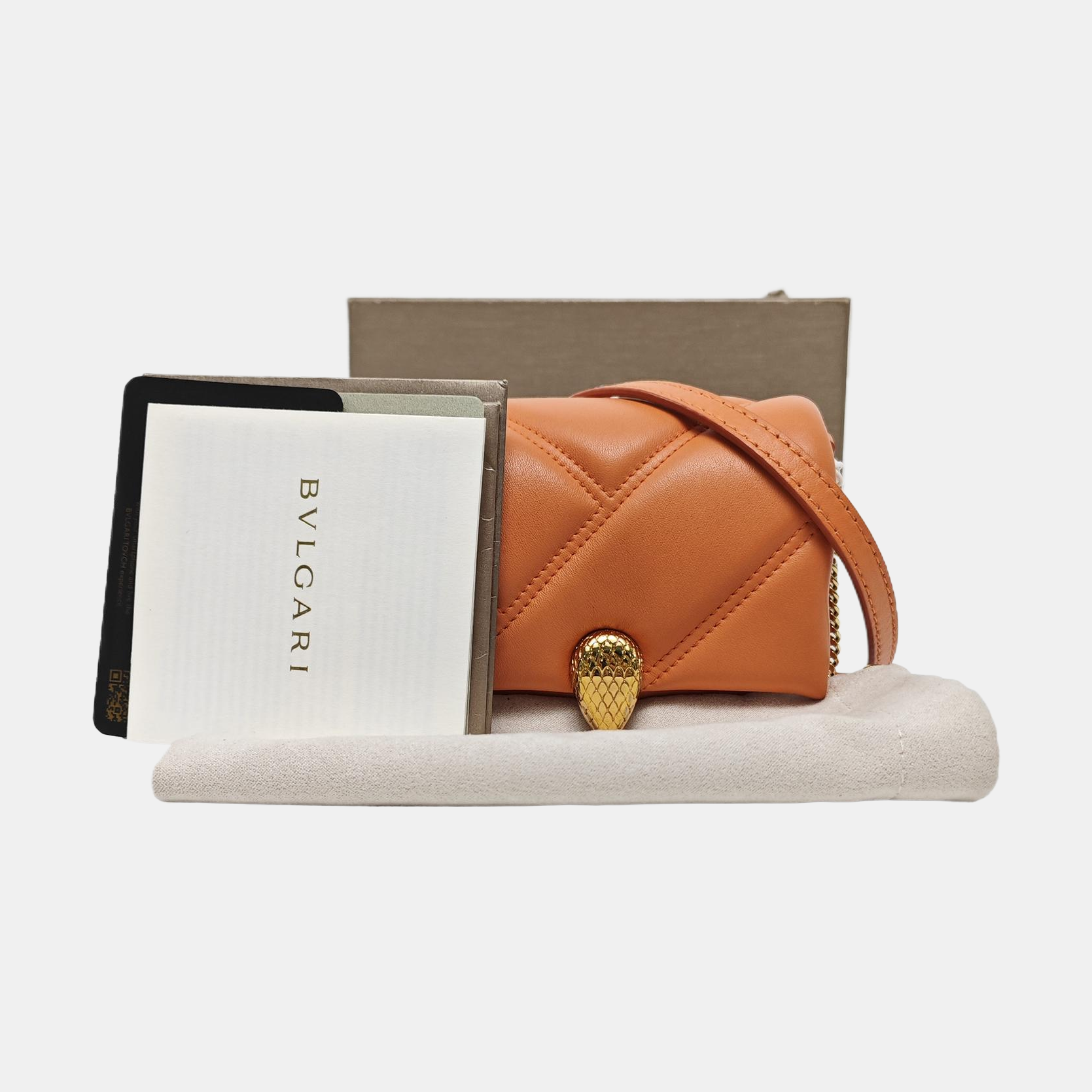 SERPENTI CABOCHON Quilted Calfskin Pink