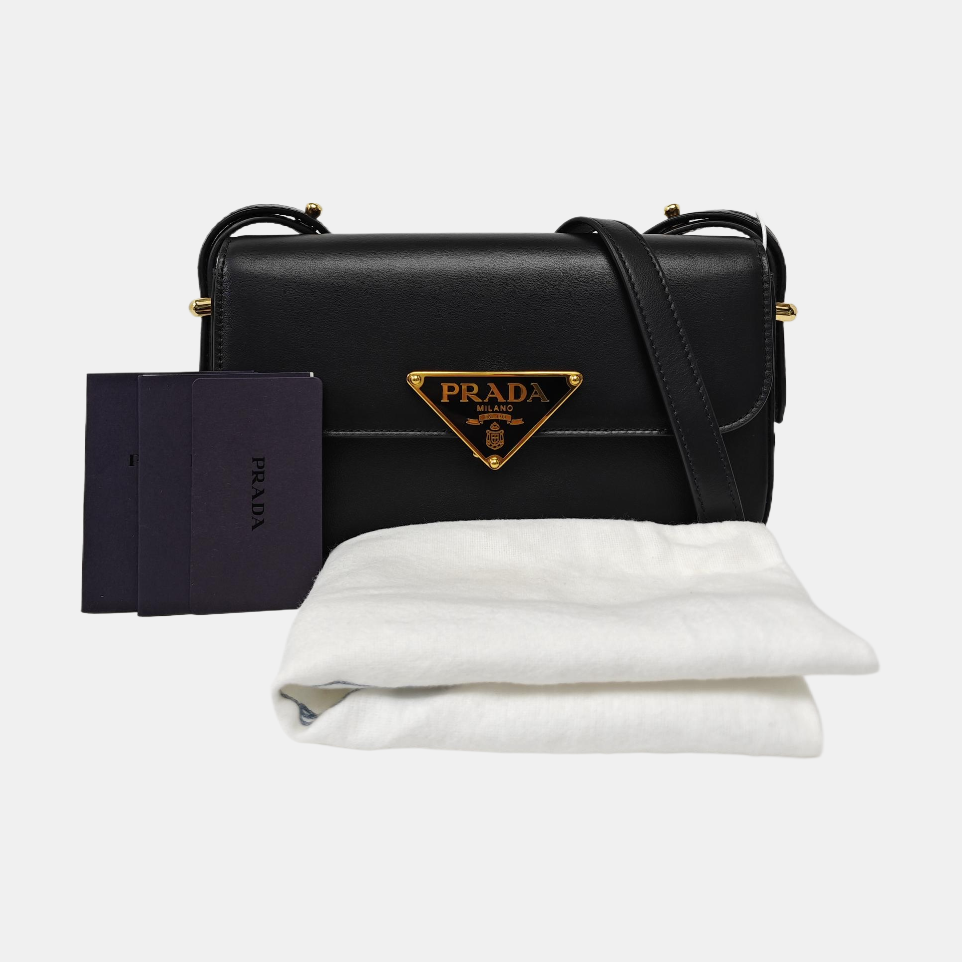 Emblème Saffiano Calfskin Black