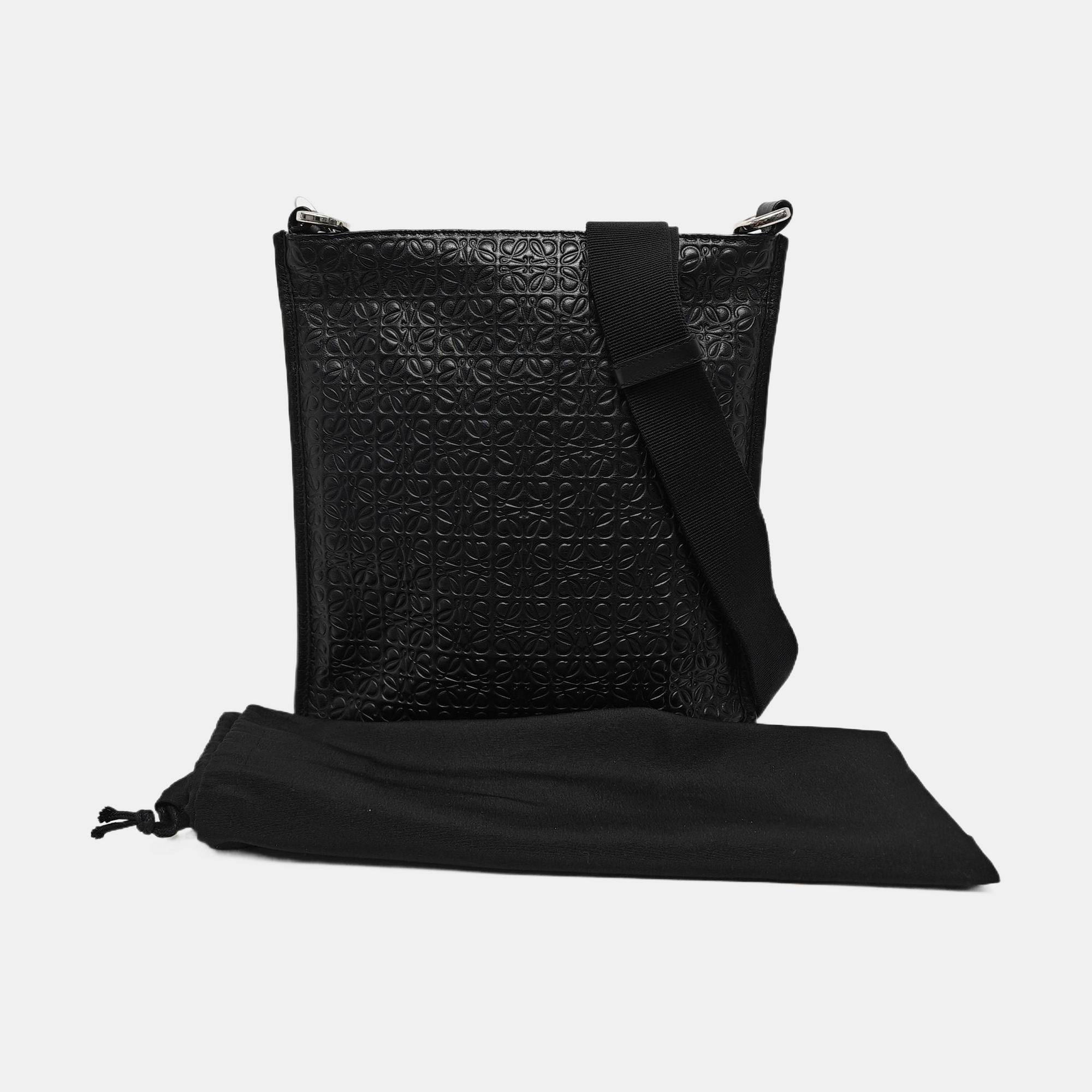 Calfskin Shoulder Bag Black