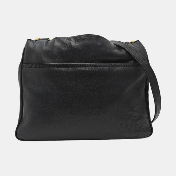 Lambskin Shoulder Bag Black